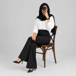 شلوار زنانه مدل دمپا بوتکات اسپانیش جنس پارچه کرپ دبل - Image 2